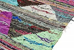 Marokkolainen Kilim matto Boucherouite 135 x 235 cm