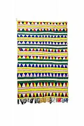 Marokkolainen Kilim matto Boucherouite 170 x 255 cm