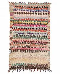 Marokkolainen Kilim matto Boucherouite 255 x 145 cm