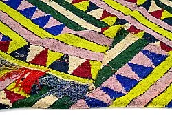 Marokkolainen Kilim matto Boucherouite 170 x 255 cm