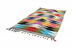 Marokkolainen Kilim matto Boucherouite 155 x 255 cm