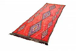 Marokkolainen Kilim matto Boucherouite 360 x 170 cm
