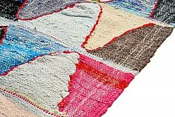 Marokkolainen Kilim matto Boucherouite 135 x 275 cm