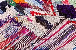 Marokkolainen Kilim matto Boucherouite 245 x 140 cm