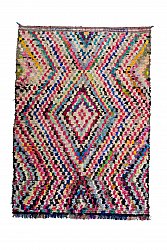 Marokkolainen Kilim matto Boucherouite 250 x 180 cm