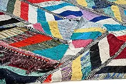 Marokkolainen Kilim matto Boucherouite 150 x 320 cm