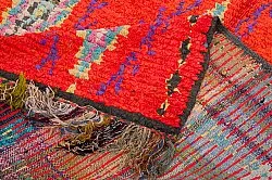 Marokkolainen Kilim matto Boucherouite 440 x 135 cm