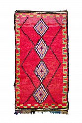 Marokkolainen Kilim matto Boucherouite 310 x 170 cm