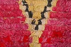 Marokkolainen Kilim matto Boucherouite 390 x 150 cm