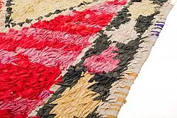 Marokkolainen Kilim matto Boucherouite 390 x 150 cm