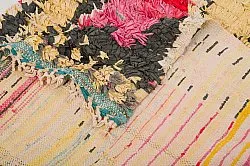 Marokkolainen Kilim matto Boucherouite 390 x 150 cm