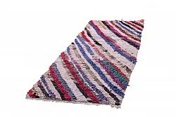Marokkolainen Kilim matto Boucherouite 250 x 100 cm