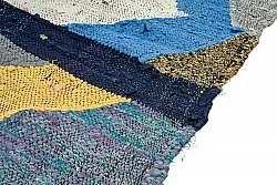 Marokkolainen Kilim matto Boucherouite 135 x 250 cm