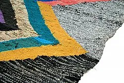 Marokkolainen Kilim matto Boucherouite 140 x 235 cm