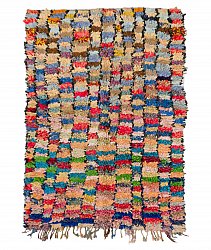Marokkolainen Kilim matto Boucherouite 210 x 145 cm