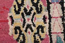 Marokkolainen Kilim matto Boucherouite 240 x 105 cm