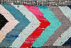 Marokkolainen Kilim matto Boucherouite 145 x 270 cm