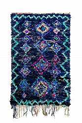 Marokkolainen Kilim matto Boucherouite 210 x 130 cm
