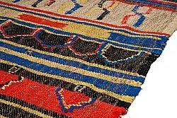 Marokkolainen Kilim matto Boucherouite 165 x 235 cm