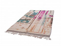 Marokkolainen Kilim matto Boucherouite 255 x 120 cm
