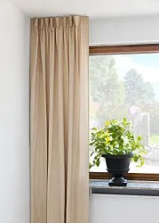 Puuvillaverhot Anja (beige)