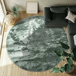 Pyöreä matot - Aranga Super Soft Fur (vihreä)