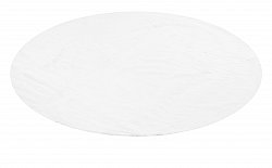 Pyöreä matot - Aranga Super Soft Fur (valkoinen)