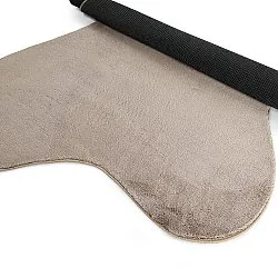 Epäsymmetrinen Aaltokuvioinen Ryijymatto - Aranga Super Soft Fur (ruskea)