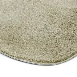 Epäsymmetrinen Aaltokuvioinen Ryijymatto - Aranga Super Soft Fur (vaaleanvihreä)