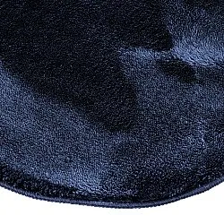 Epäsymmetrinen Aaltokuvioinen Ryijymatto - Aranga Super Soft Fur (tummansininen)