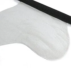 Epäsymmetrinen Aaltokuvioinen Ryijymatto - Aranga Super Soft Fur (valkoinen)