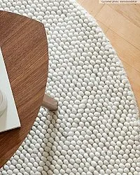 Pyöreä matot - Avafors Wool Bubble (beige)