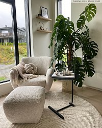 Pyöreä matot - Avafors Wool Bubble (beige)