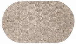 Ovaali kylpyhuonematto - Bevin (beige)