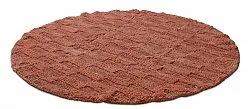 Pyöreä kylpyhuonematto - Bevin (terrakotta)
