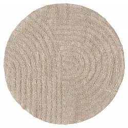 Pyöreä kylpyhuonematto - Embla (beige)