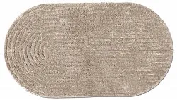 Ovaali kylpyhuonematto - Evena (beige)