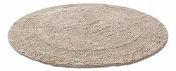 Pyöreä kylpyhuonematto - Nila (beige)