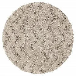 Pyöreä kylpyhuonematto - Tressa (beige)
