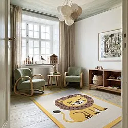 Lastenmatto - Lion Hand Tufted Wool Premium (beige/multi)