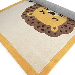 Lastenmatto - Lion Hand Tufted Wool Premium (beige/multi)