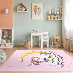 Lastenmatto - Magical Unicorn (vaaleanpunainen)