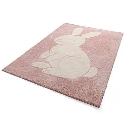 Lastenmatto - Soft Bunny (vaaleanpunainen/kerma)