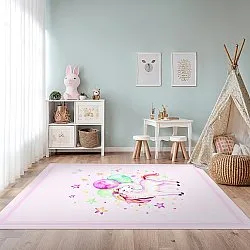 Lastenmatto - Unicorn Balloon (vaaleanpunainen)