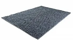 Ryijymatot - Kendra Natural Cotton Shaggy (harmaa/musta)