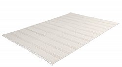 Puuvilla matto - Lilje (valkoinen)