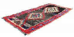 Marokkolainen Kilim matto Boucherouite 245 x 110 cm