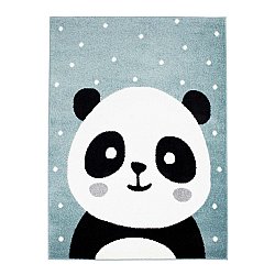 Matto lastenhuoneeseen LASTENMATTO pojan tyttö eläin Bubble Panda sininen Panda