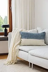 Tyynynpäällinen villasekoite - Carrie (sininen)