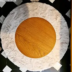 Pyöreä matot - Cloud Super Soft (offwhite)